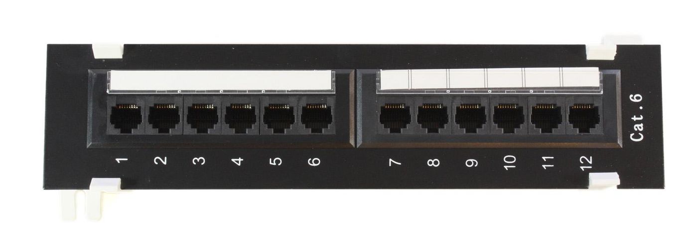 Utp CAT6 Patch Panel 12portwall-mounted 110 Idc
