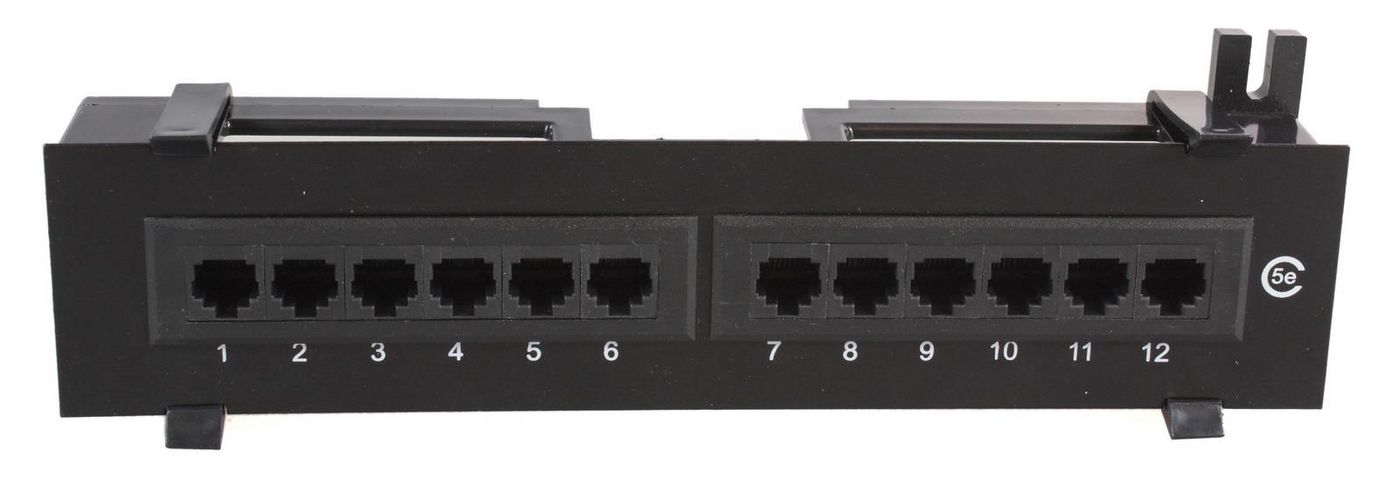 Utp Cat 5e Patch Panel 12portwall-mounted 110 Idc