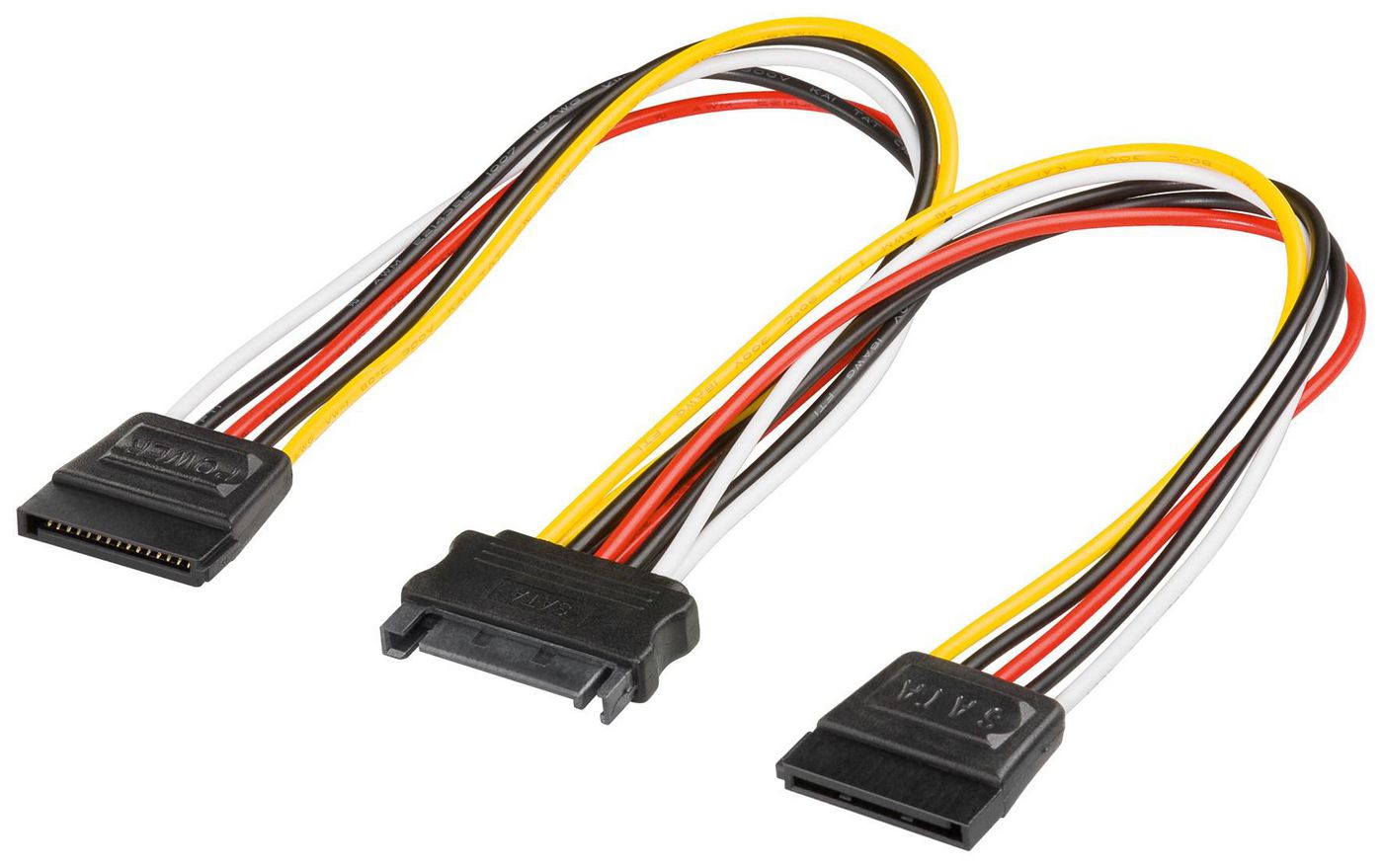 Lesionarse Discrepancia Hasta PI010813, MicroConnect PC Y-Power supply cable SATA jack - 2x SATA plug |  EET