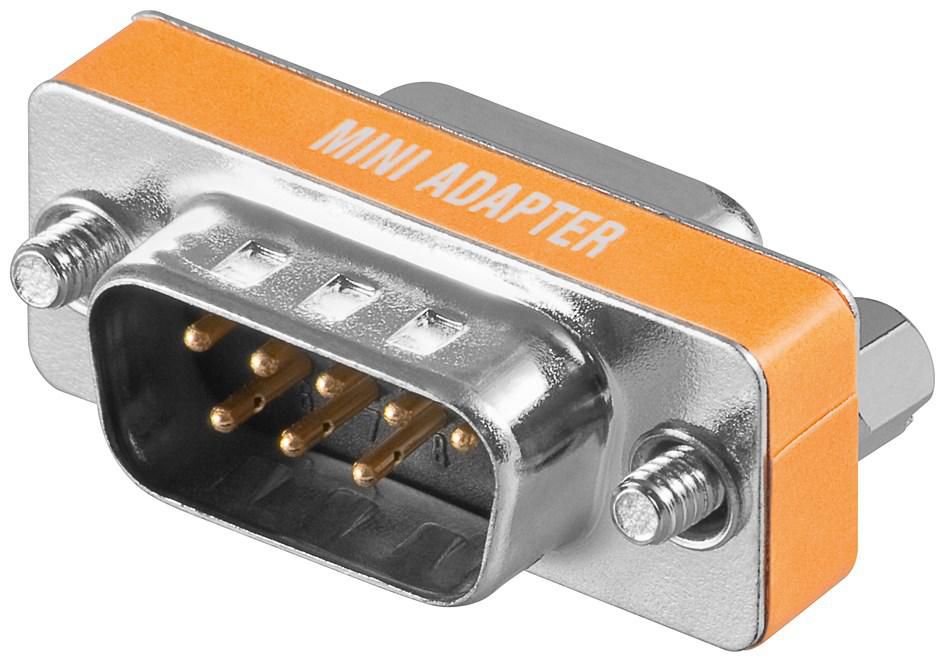 MICROCONNECT Mini - Invertieradapter - DB-9 (M) bis DB-9 (W)