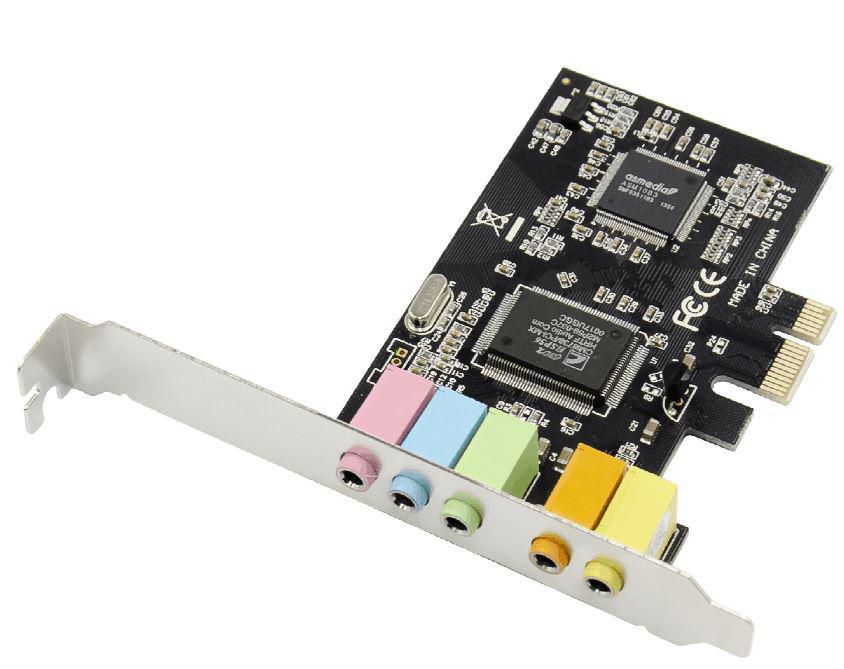 5.1 Channels PCIe sound card