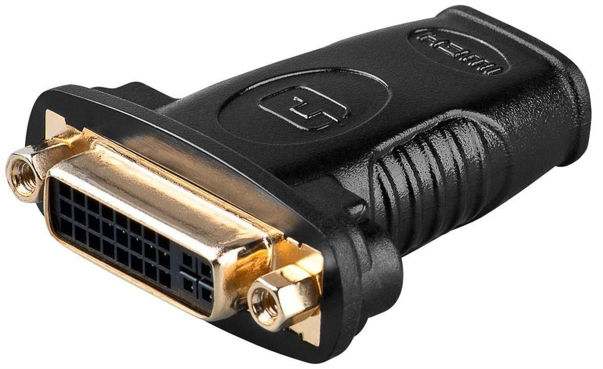MICROCONNECT HDMIDVIFF HDMI DVI-I Schwarz Kabelschnittstellen-/adapter (HDMIDVIFF)
