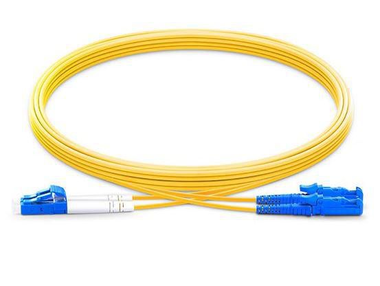 Optical Cable - Lc/upc-e2000/upc Os2 Sm Duplex Lszh Od: 2mm, 0.3db 1m
