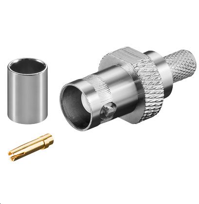 BNC crimp plug for RG59