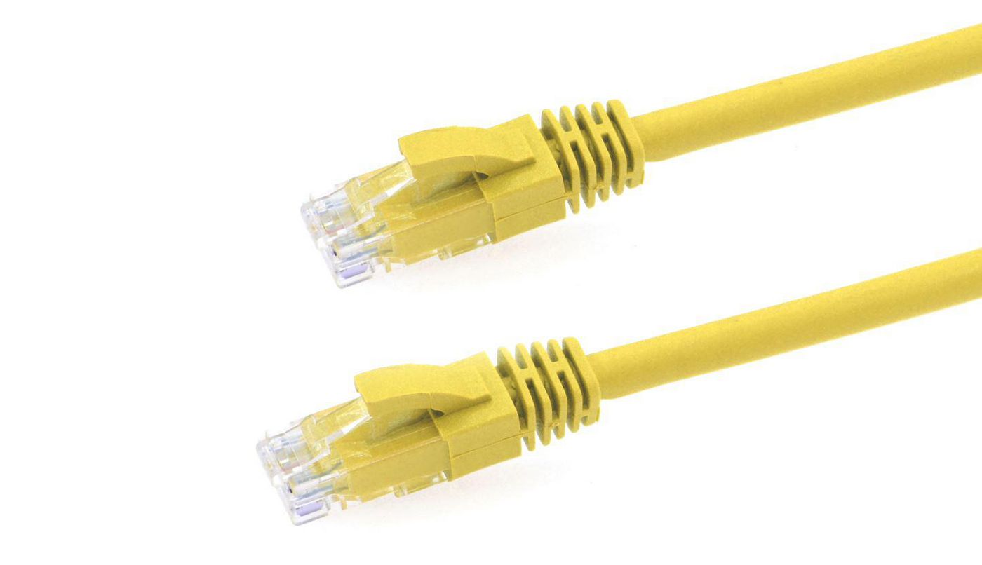 Patch Cable - CAT6 - Utp - Snagless - 50cm - Yellow