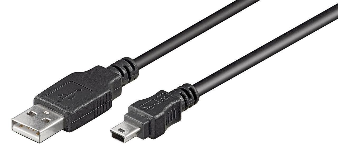 MICROCONNECT USBAMB51 - USB A - Mini-USB B - Männlich/männlich - Schwarz - USB Type-A (USBAMB51)