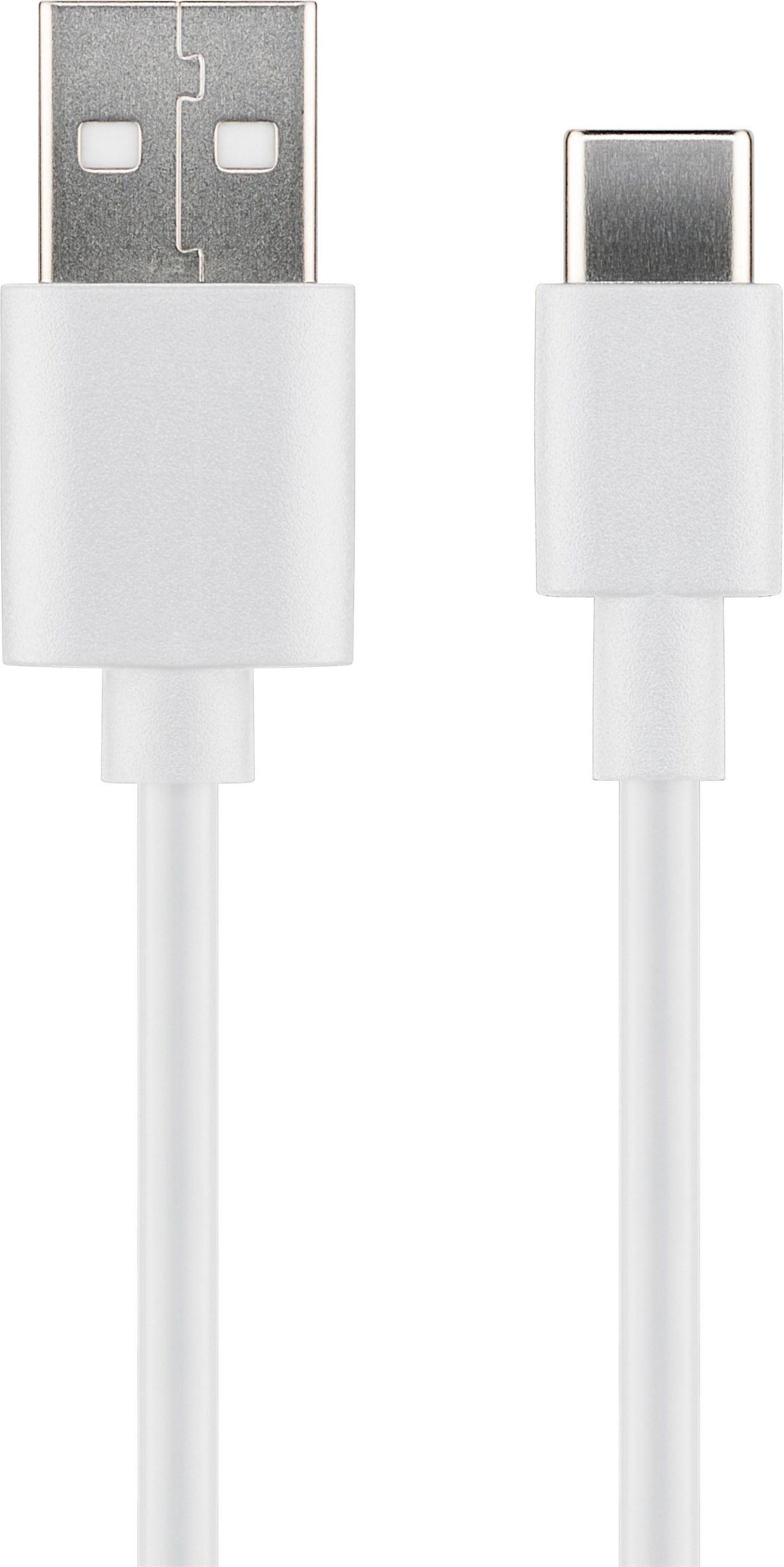Charging And Sync Cable - USB3.1 C - USB2.0 Max.3a - 0.5m - White