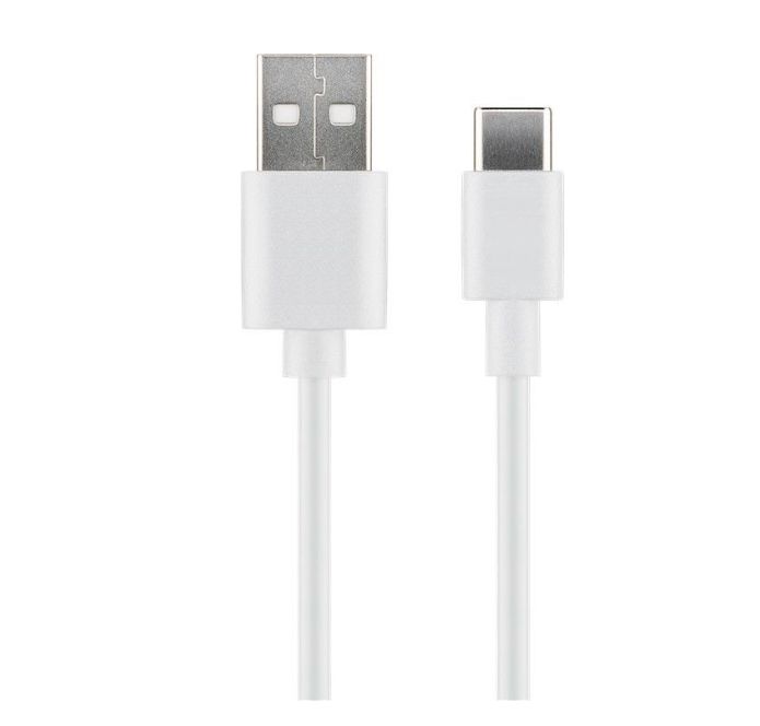 Charging And Sync Cable - USB3.1 C - USB2.0 Max.3a - 1m - White