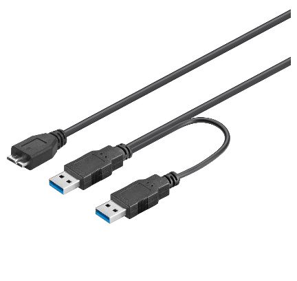 A-a- B Micro 0.3m M-m-m Y Cable To Feed The Power