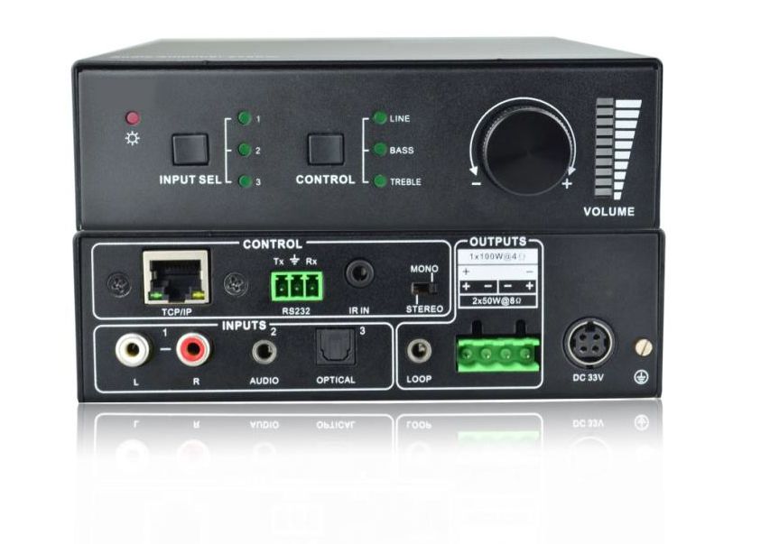 Vivolink VL120005 Audio amplifier 2x50W 