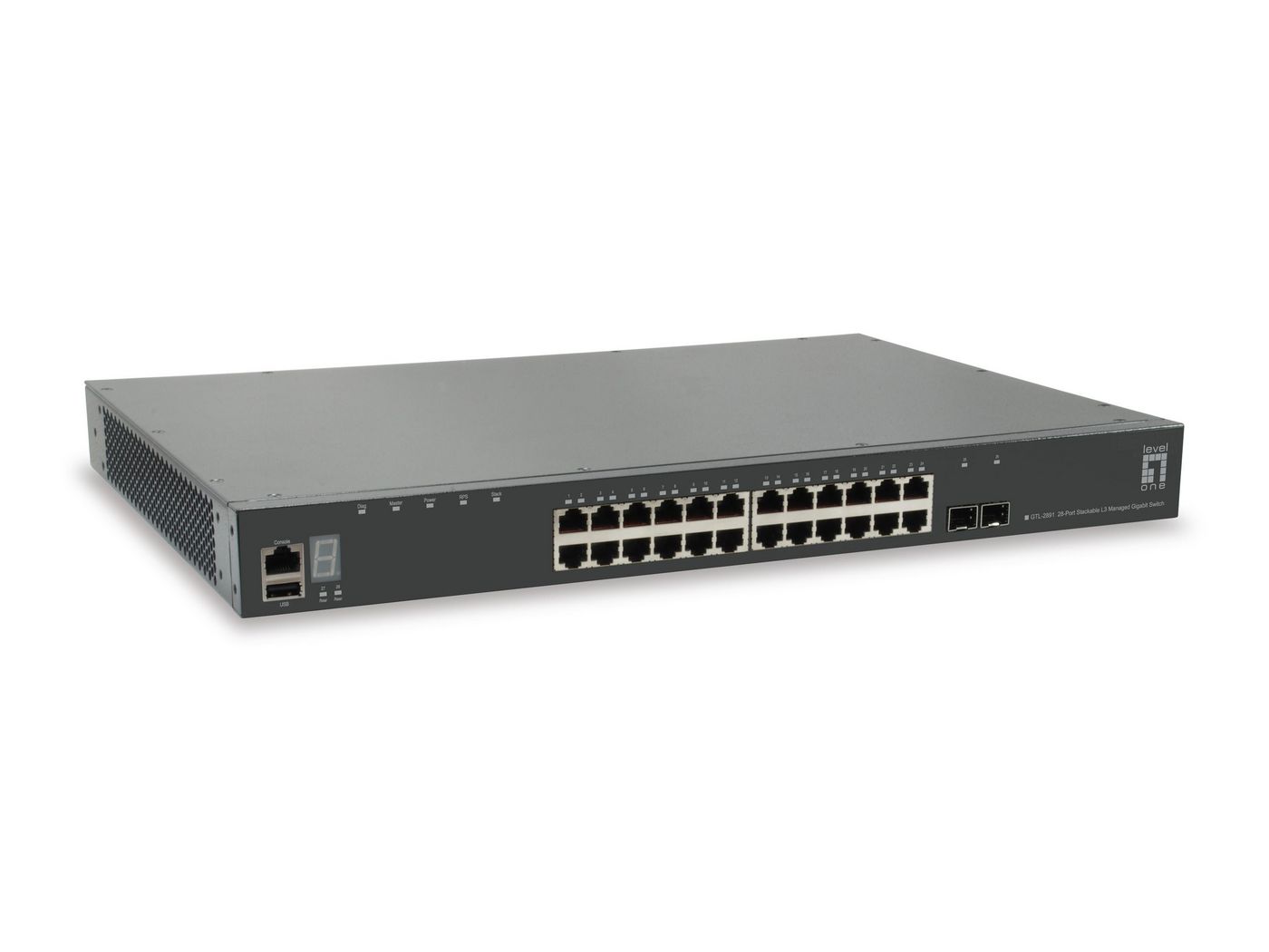 LevelOne GTL-2891 28-Port Stackable L3 Switch 
