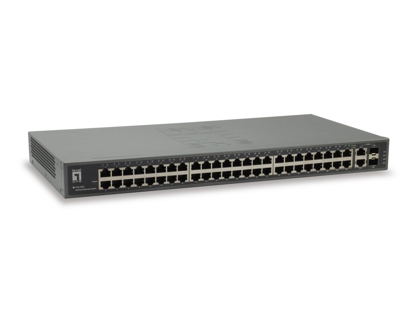 LevelOne FGU-5021 50-Port-Fast Ethernet-Switch 