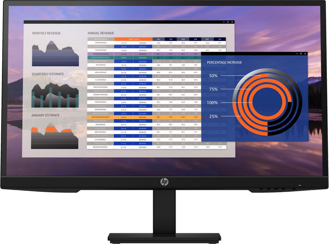 Desktop Monitor - P27h G4 - 27in - 1920x1080 (FHD)