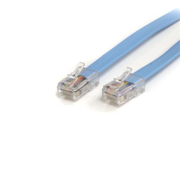 STARTECH.COM 1,8m Cisco Konsolen Rollover-Kabel ¿ RJ45 Ethernet Stecker/Stecker