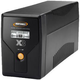X3 EX 1000 LCD USB FR/SCHUKO - Warranty: 36M