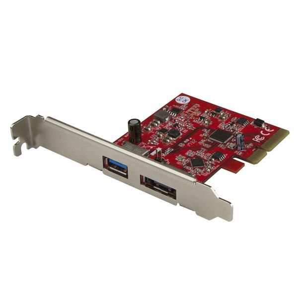 STARTECH.COM USB 3.1 PCIe-Karte - 2 Anschlusse - 1 x USB-A und 1 x eSATA - 10 GBit / s - USB 3.1-Kar