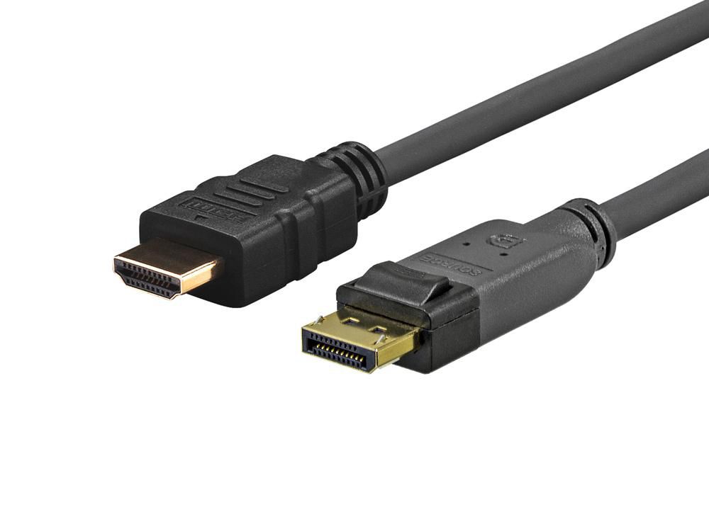 EET VivoLink 1,5m Displayport - HDMI 15m DisplayPort HDMI Schwarz (PRODPHDMI1.5)