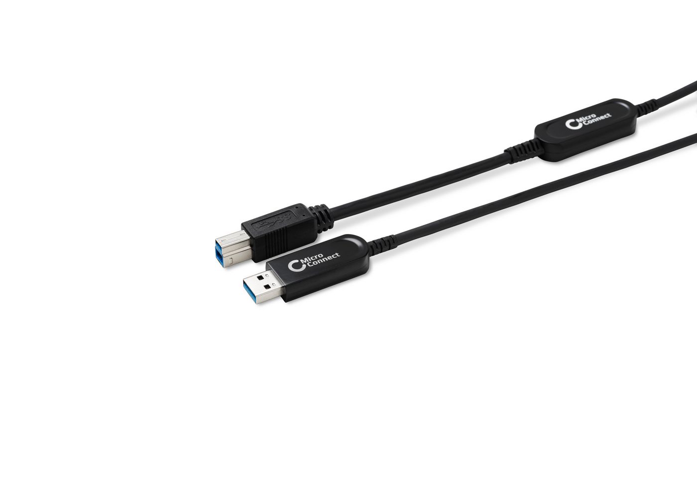 MICROCONNECT Premium Optic USB cable 3.0 A-B 10m - Kabel - Digital/Daten - 10 m (MC-USB3.0AB10OP)