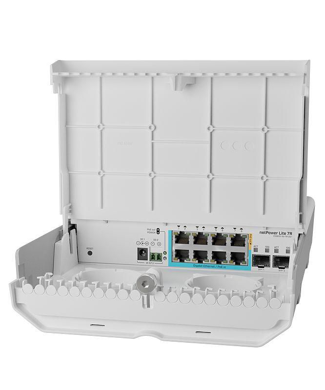 MikroTik CSS610-1GI-7R-2S+OUT W125835840 netPower Lite 7R with 8 x 