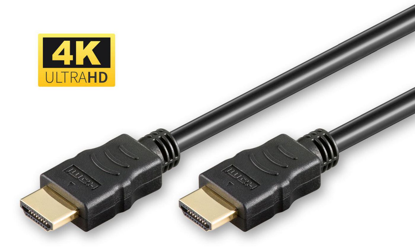 HDMI High Speed cable, 1,5m - High Speed HDMI with Ethernet - 4K*2K@30Hz - Warranty: 300M