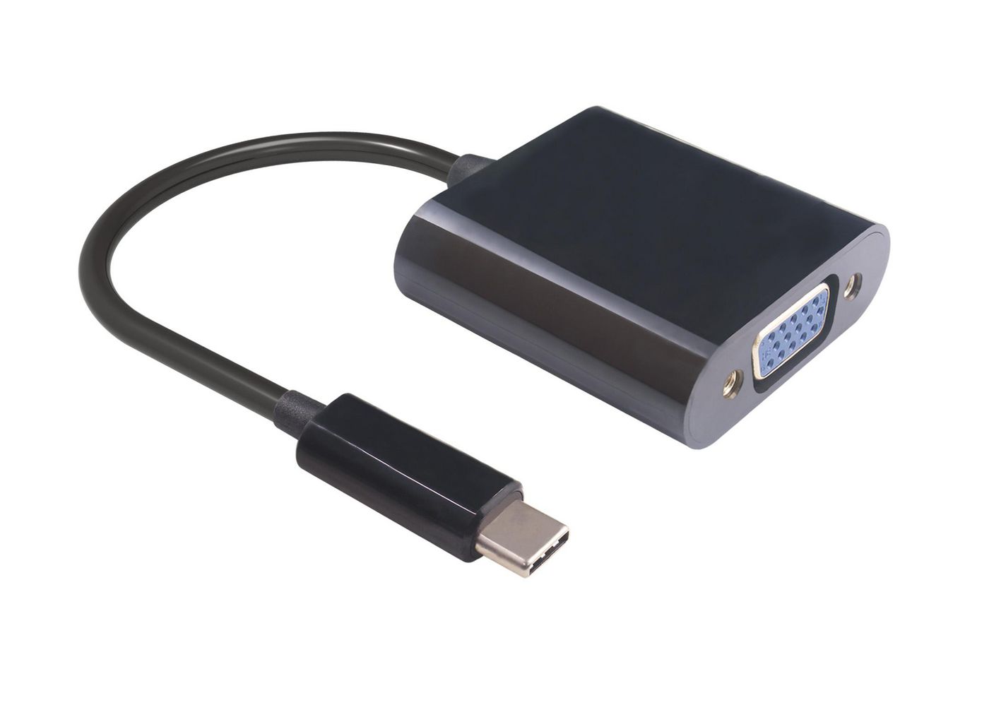 USB-c To Vga Adapter Max. 1920x1080p@60hz - 0.2m Black