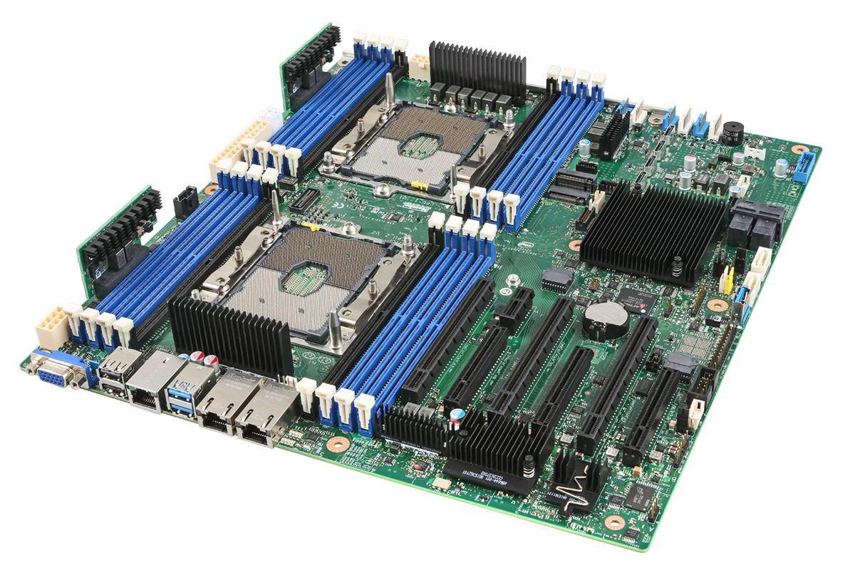 INTEL Server Board S2600STBR - Motherboard - SSI EEB - Socket P - 2 Unterstützte CPUs - C624 - USB 3