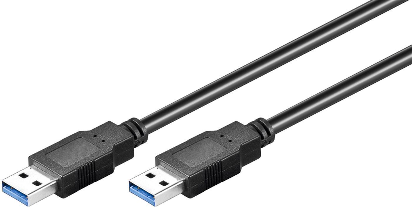 MICROCONNECT USB3.0  A-A 3m M-M, BLACK
