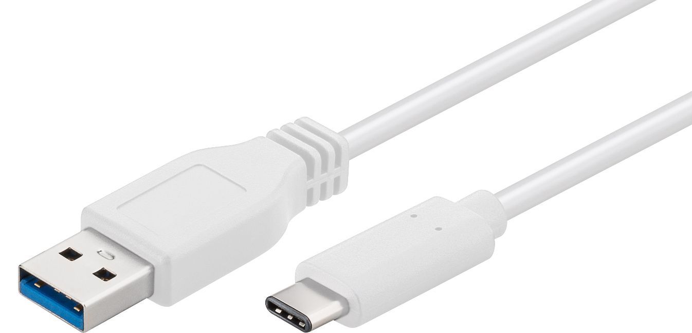 Gen1 USB C-a Cable 1m White
