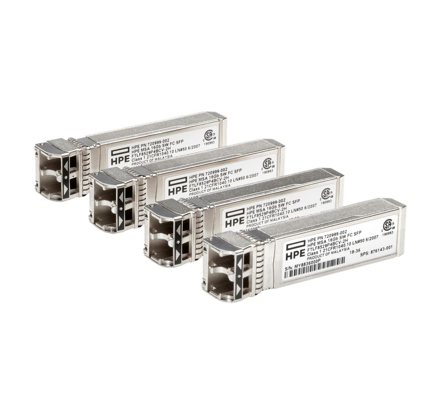 HP ENTERPRISE MSA 16GB SW SFP 4PK XCVR-STOCK