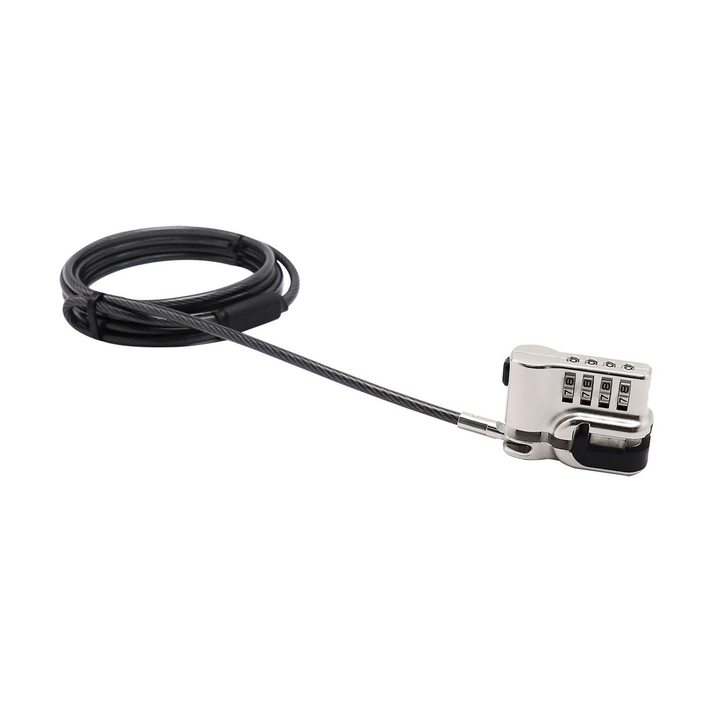 Security cable lock for