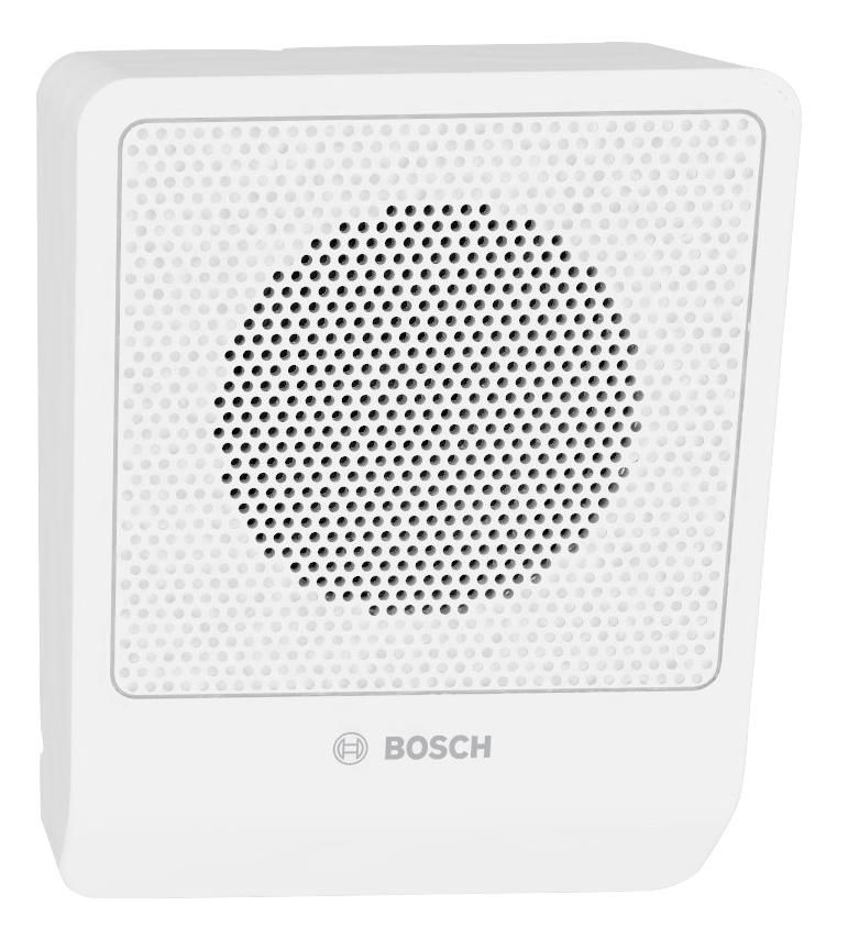 Cabinet speaker 6W angled