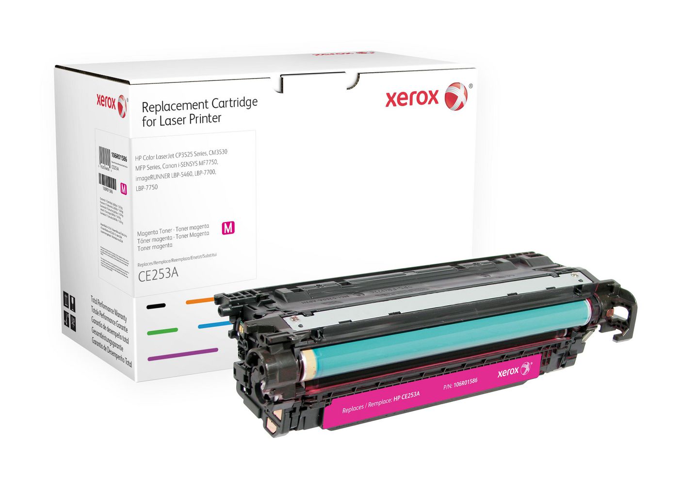 106R01586, Xerox Magenta toner cartridge. Equivalent to HP Compatible with HP Colour LaserJet CM3530 MFP, Colour LaserJet CP3525 | EET
