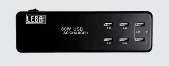 Leba NCHAR-U5-SC 5 ports USB charger 