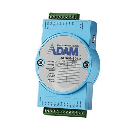 Advantech ADAM-6060 6-ch Digital Input and 6-ch 