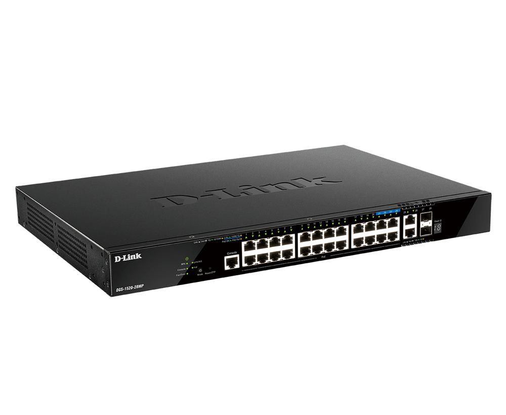 D-Link DGS-1520-28MP W125848338 - Smart Managed Switch - 20 