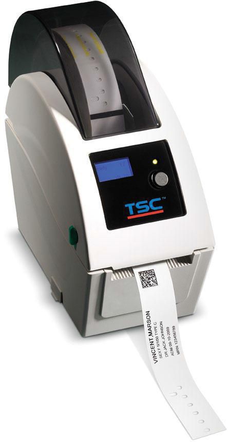 TDP-225W Wristband, 203dpi,