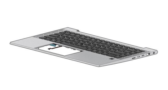 HP Top Cover W/Keyboard CP BL