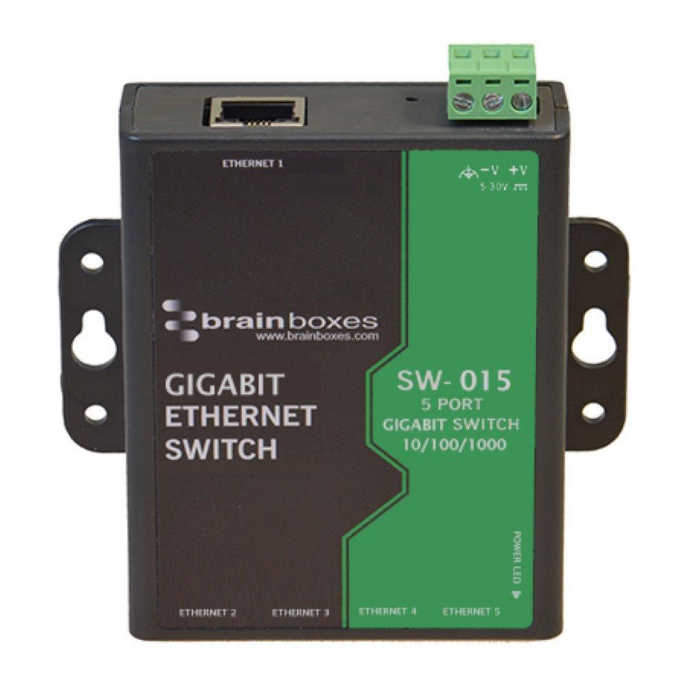 Brainboxes SW-015 W125799082 Compact 5 Port Gigabit 