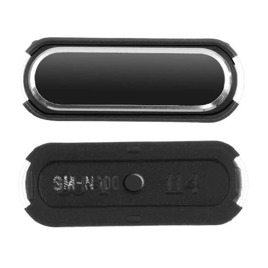 Black Home Button for Samsung - Galaxy Note 3 SM-N900 Black - Home Button - Warranty: 12M