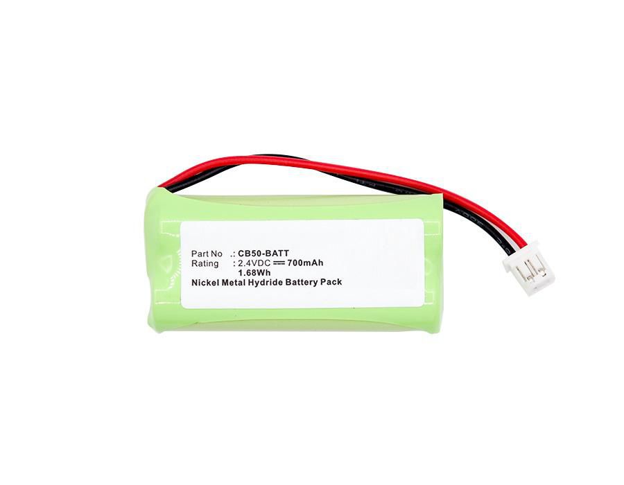 Battery 1.68Wh Ni-Mh 2.4V 