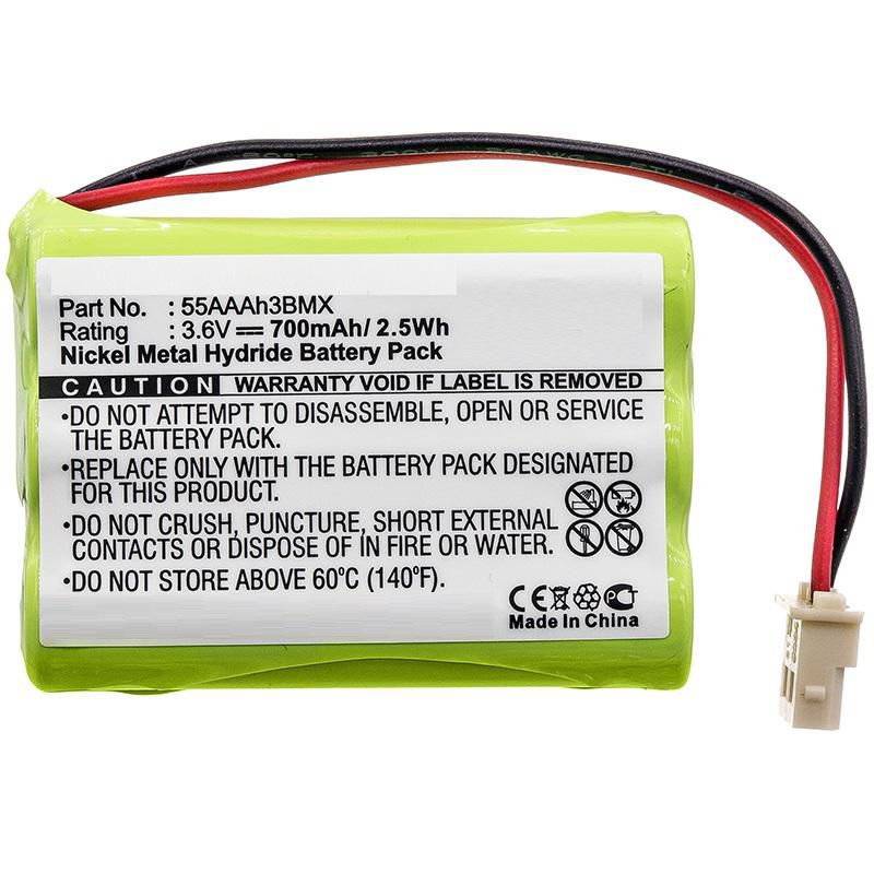 Battery 2.52Wh Ni-Mh 3.6V 