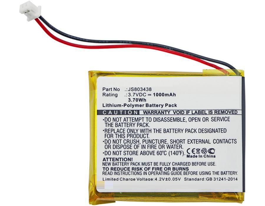 Battery 3.70Wh Li-Pol 3.7V 