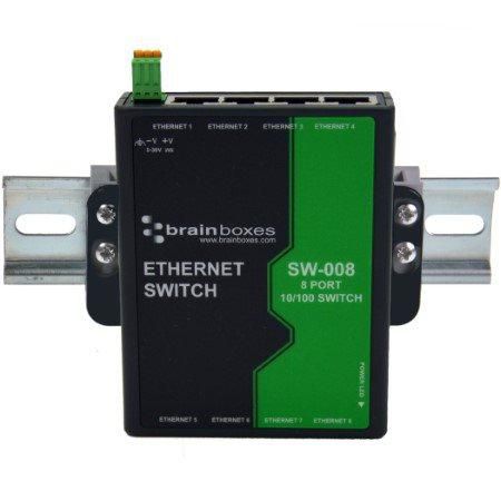 Brainboxes SW-008 W125866241 8 Port Unmanaged Ethernet 