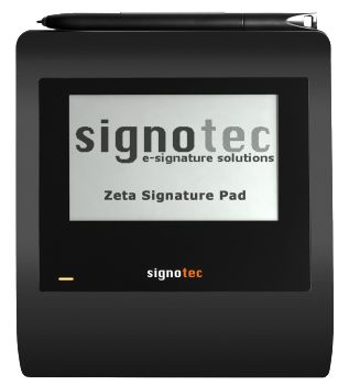 SIGNOTEC LCD Unterschriften Pad Zeta