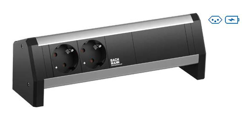 DESK 2xCH 1xUSB A&C 22W GST18 - 902.0821