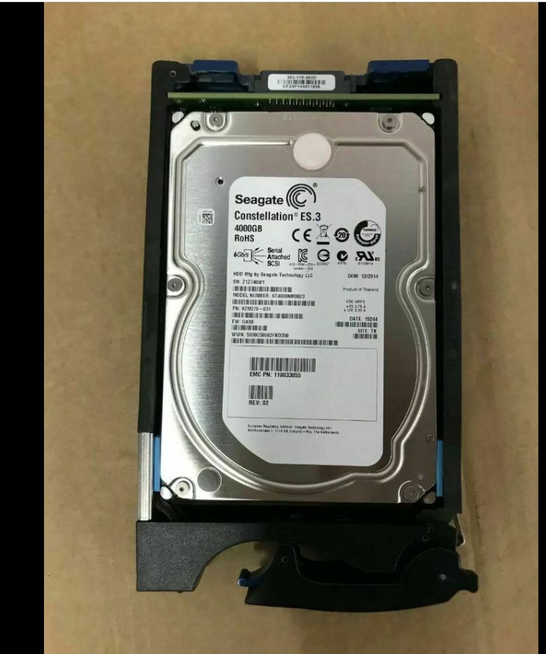 4TB 7.2K 3.5in 6G SAS HDD for