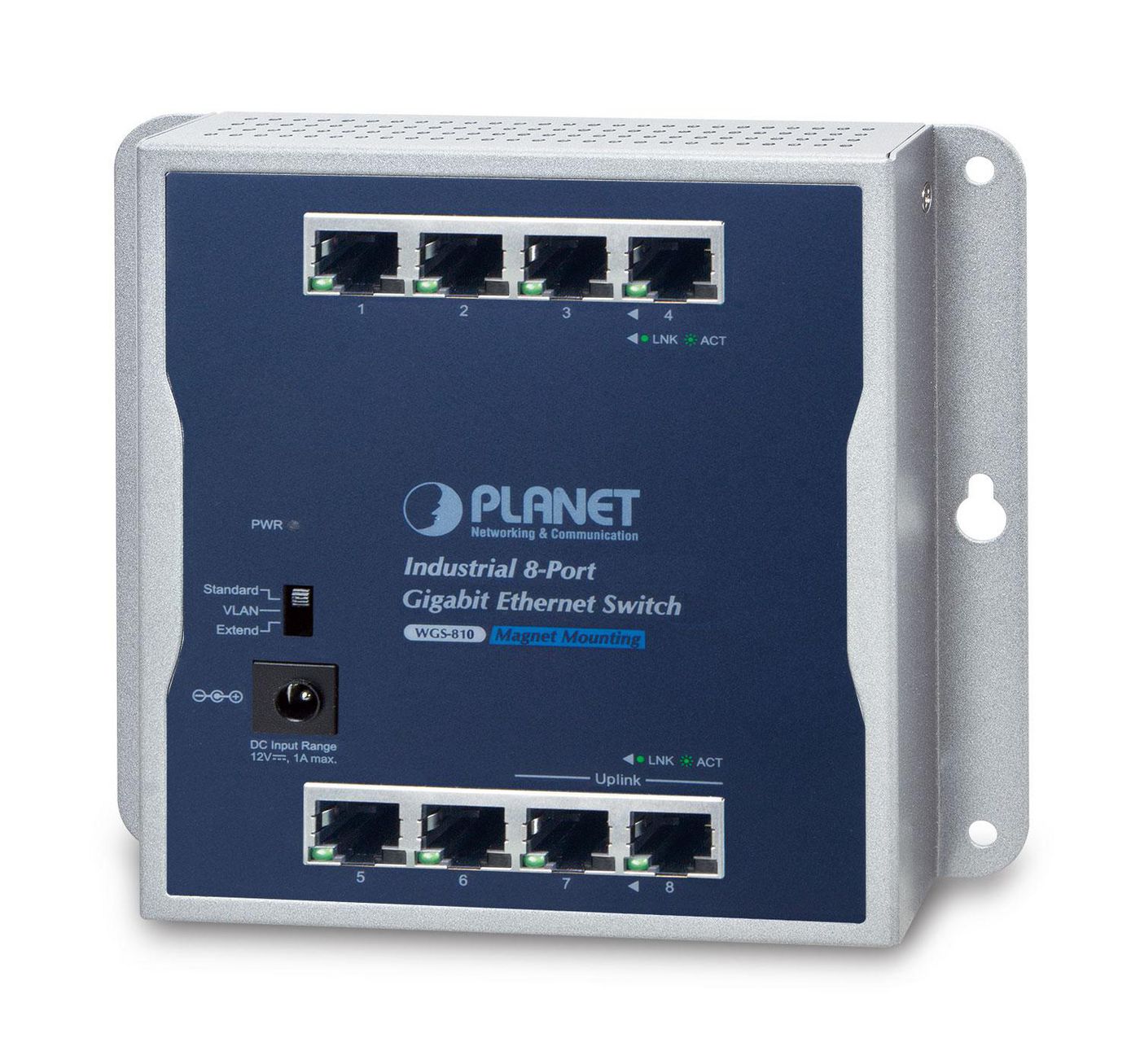 Planet WGS-810 W125661827 Industrial 8-Port 