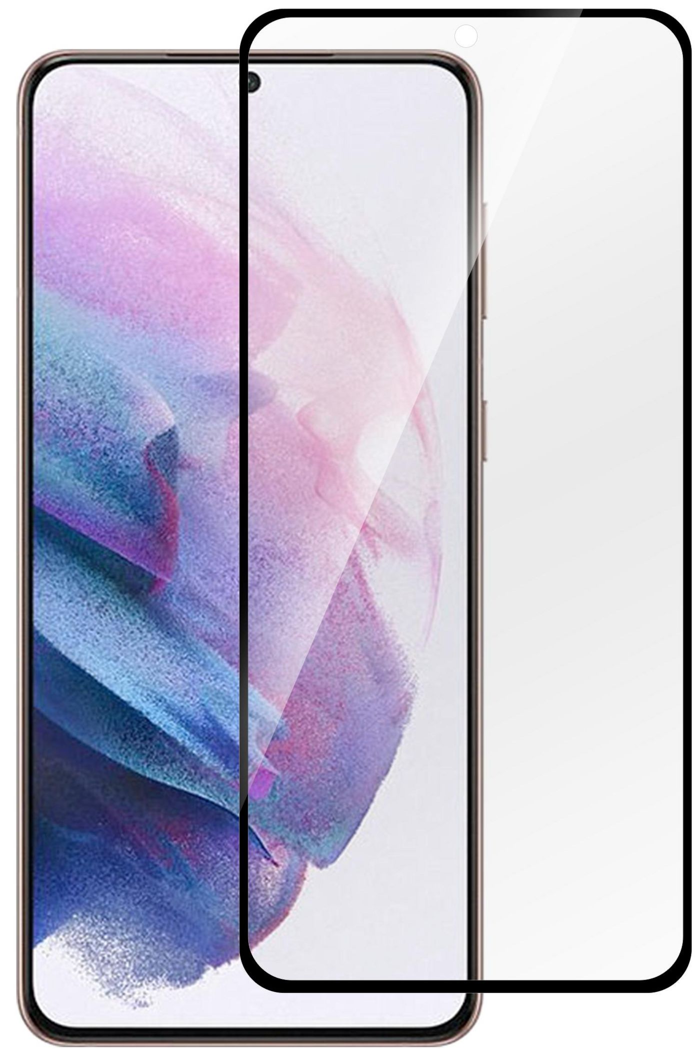 Samsung Galaxy S21+ 5g Black Full Cover, Edge Glue