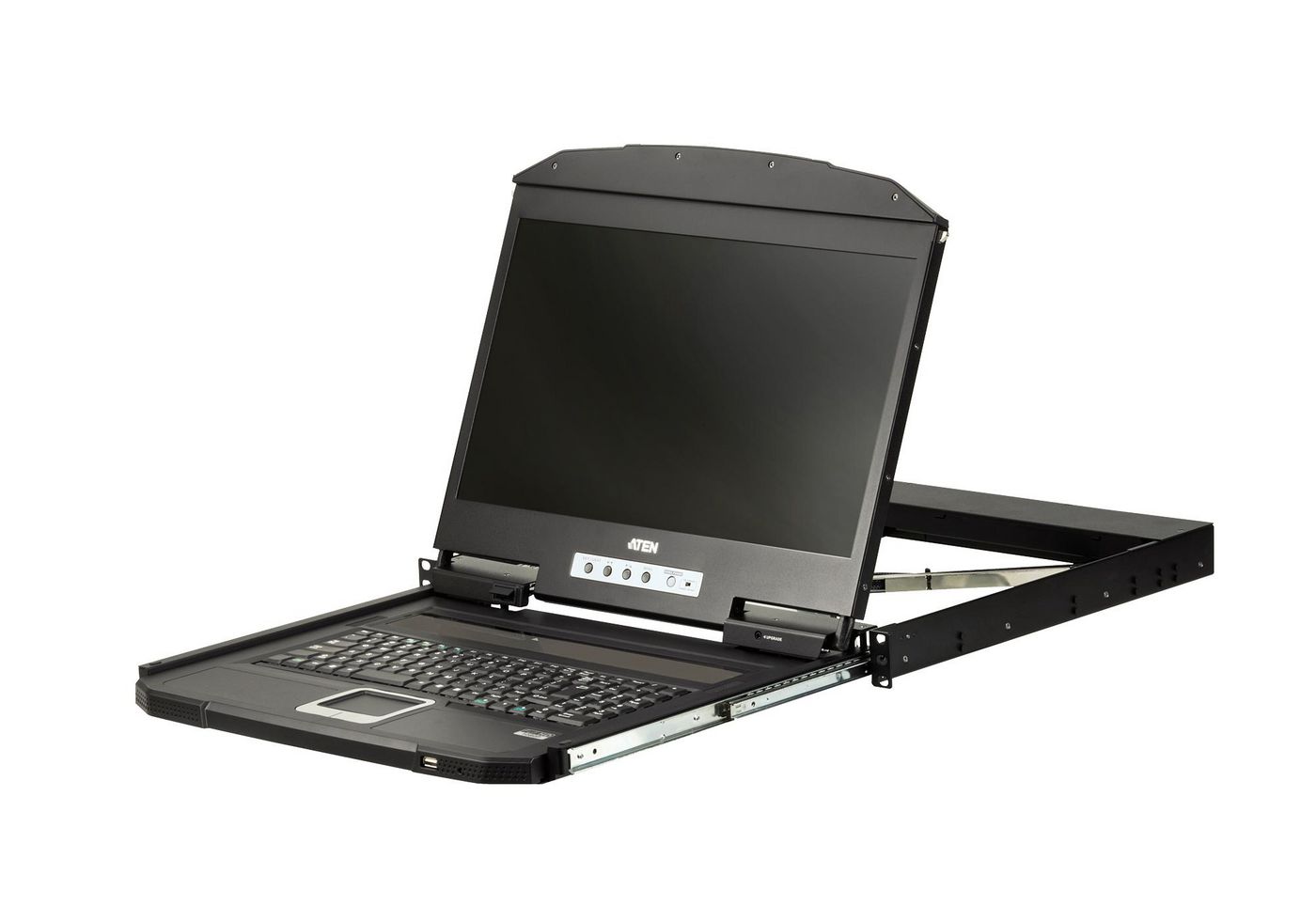 ATEN CL3700NW console a rack 47 cm (18.5") 1920 x 1080 Pixel Metallo Plastica Nero 1U