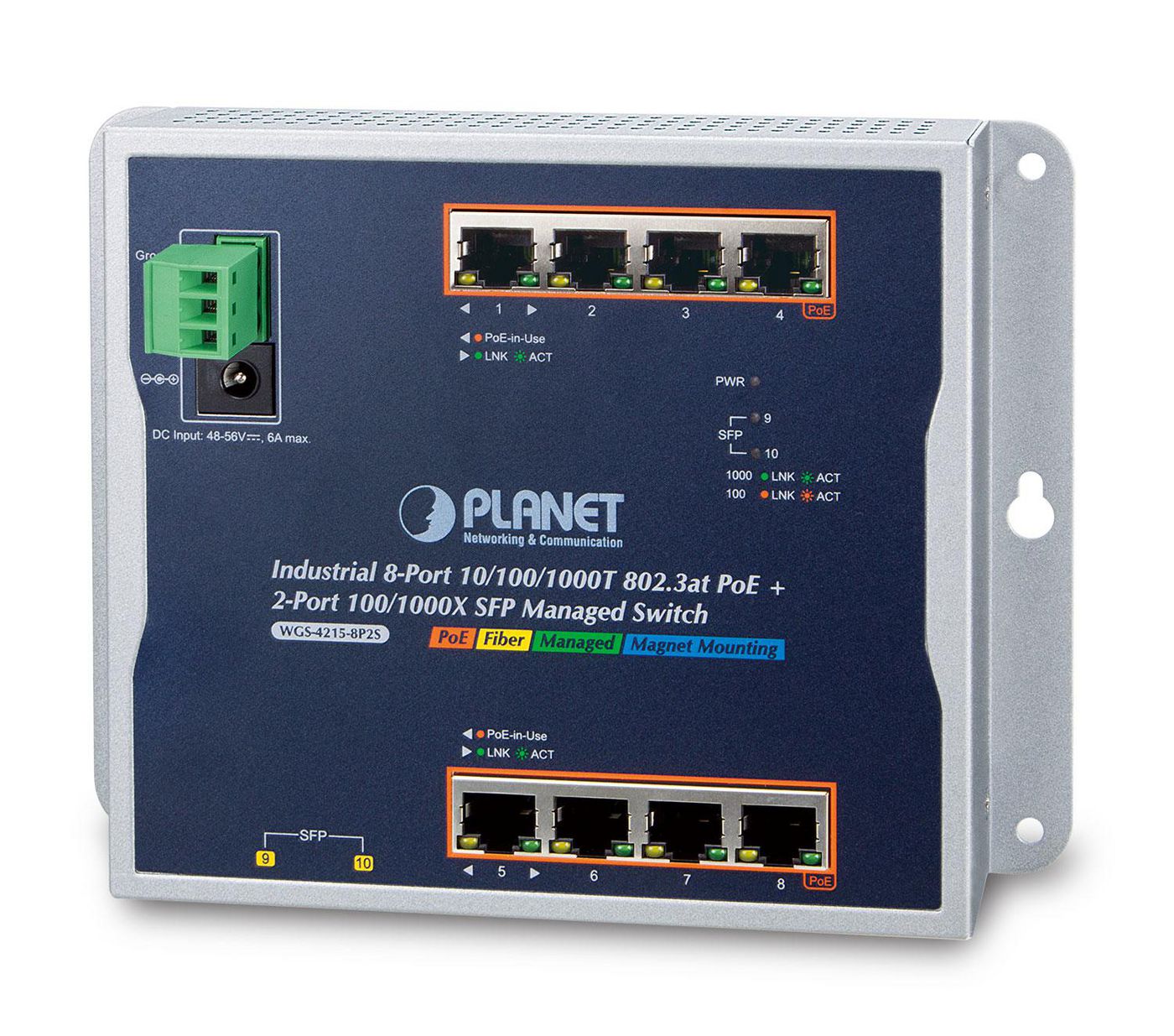 PLANET TECHNOLOGY 8-Port SFP Managed Switch